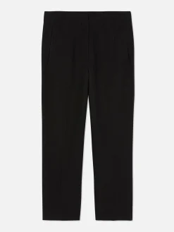 Primark Pantalon Taille Haute Surpiqué Noir