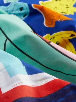 Outlet Primark Parure De Lit Double à Personnage Pokémon Bleu foncé