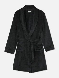 Sale Primark Peignoir Doux Au Toucher Gris