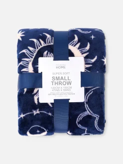 Hot Primark Petite Couverture Ultra-douce à Motif Céleste Bleu marine