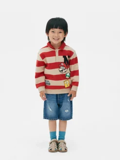 Clearance Primark Polo De Rugby Super Mario Rouge