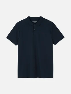 Sale Primark Polo En Piqué Bleu marine