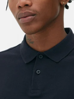 Sale Primark Polo En Piqué Classique Bleu marine