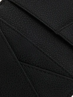 Outlet Primark Porte-cartes Plié En Simili Cuir Noir