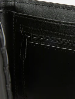 Sale Primark Portefeuille Caoutchouté à Deux Volets Noir