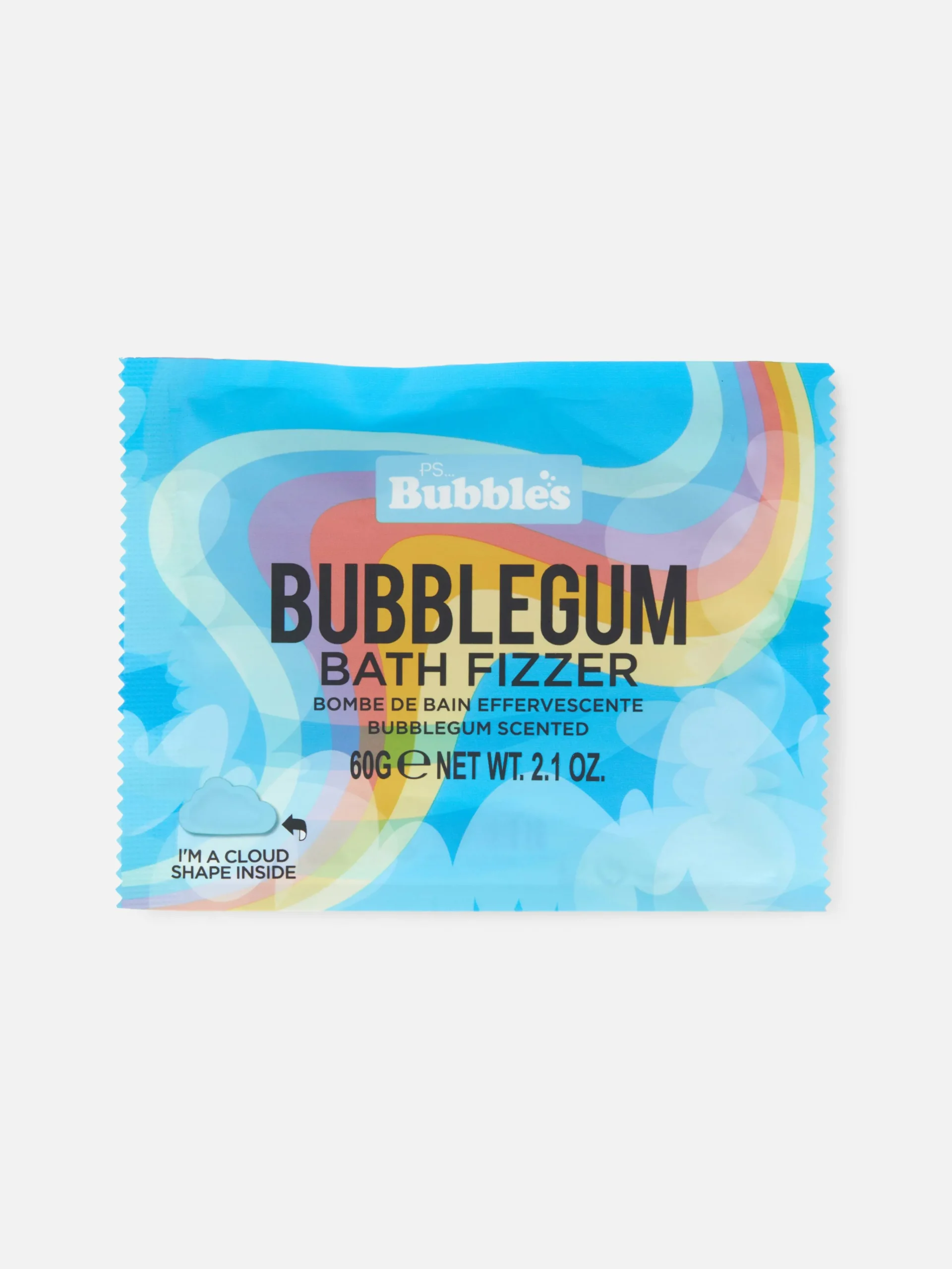 Clearance Primark PS... Bombe De Bain Effervescente Parfum Bubble-gum Bleu