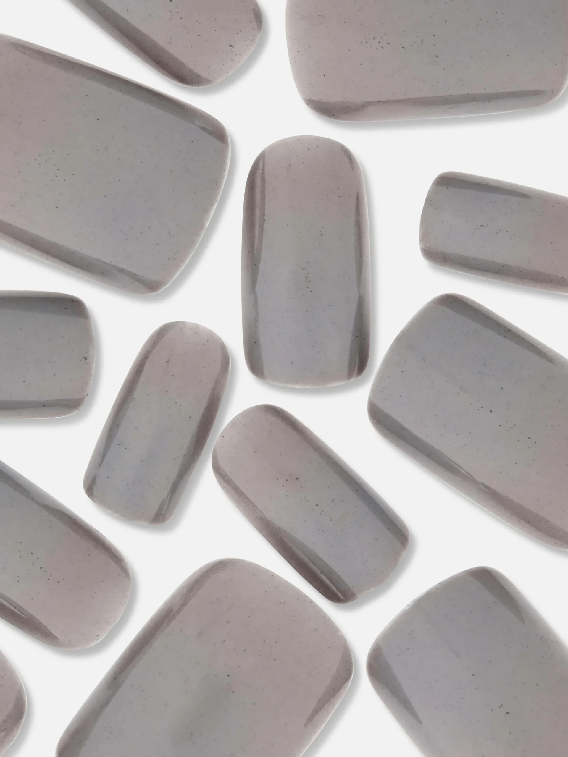 Clearance Primark PS... Faux Ongles Brillants Carrés Gris