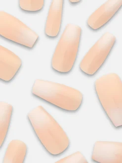 Clearance Primark PS... Faux Ongles Brillants Stiletto Effet Dégradé Nude