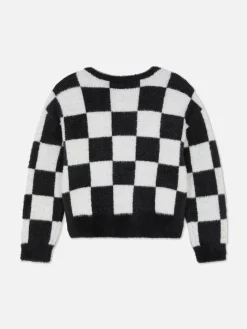 Best Primark Pull à Carreaux Beetlejuice Noir/Blanc