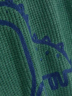 Clearance Primark Pull En Maille à Motif Dinosaure Vert