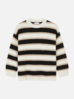 Outlet Primark Pull Tricoté Avec Manches à Revers Beige