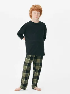 Outlet Primark Pyjama à Carreaux Noir