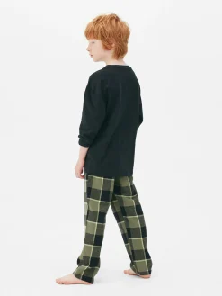 Outlet Primark Pyjama à Carreaux Noir