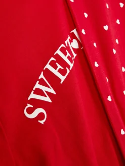 Clearance Primark Pyjama à Manches Courtes Rouge