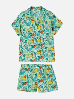 Best Primark Pyjama à Manches Courtes Tissé Disney Le Roi Lion Vert