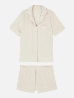 Best Primark Pyjama En Jersey à Manches Courtes Écru