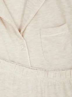 Best Primark Pyjama En Jersey à Manches Courtes Écru
