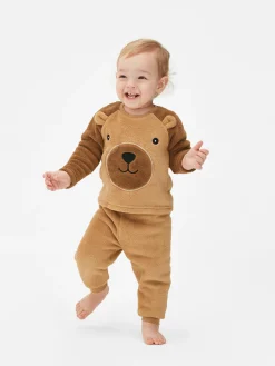 Discount Primark Pyjama En Molleton à Motif Ours Marron