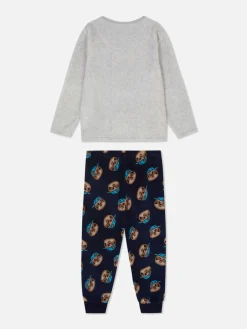 Sale Primark Pyjama En Molleton à Motif Paresseux Gris