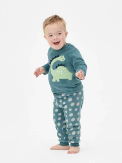 Online Primark Pyjama En Molleton à Motif Ours Bleu sarcelle