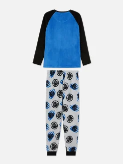 Outlet Primark Pyjama En Molleton Marvel Black Panther Bleu
