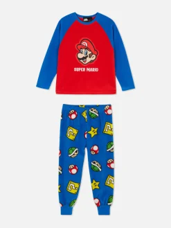 Clearance Primark Pyjama En Molleton Super Mario Rouge