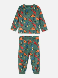 Best Primark Pyjama En Velours Graphique Vert