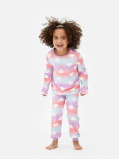 Clearance Primark Pyjama En Velours Nuage à Dégradé Multicolore