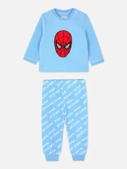 New Primark Pyjama Long Marvel Spider-Man Bleu