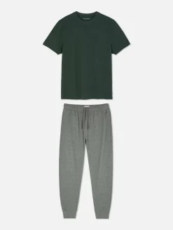 Outlet Primark Pyjama Long Texturé Vert