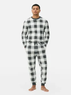Clearance Primark Pyjama Long Ultra-doux Gris