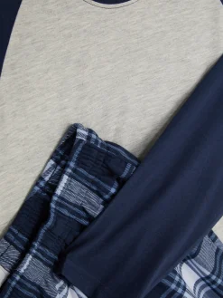 Best Primark Pyjama Long Ultra-doux Bleu marine