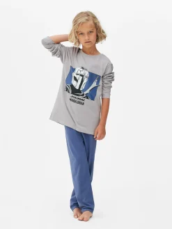 Clearance Primark Pyjama Star Wars The Mandalorian Gris