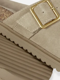 Discount Primark Sabots En Daim The Edit Camel