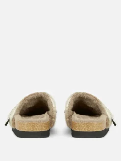 Best Primark Sabots Mules Doublés De Fausse Fourrure Rita Ora Marron