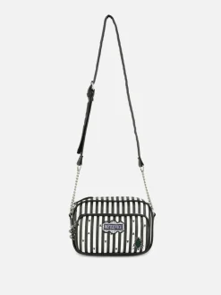 New Primark Sac à Bandoulière Beetlejuice Noir/Blanc