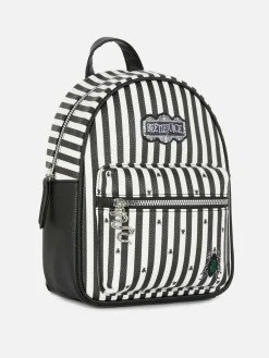 Best Primark Sac à Dos Avec Logo Beetlejuice Noir/Blanc