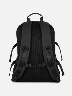 Best Primark Sac à Dos Caoutchouté à Poches Multiples Noir