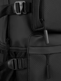 Best Primark Sac à Dos Caoutchouté à Poches Multiples Noir