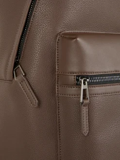 Clearance Primark Sac à Dos En Simili Cuir Marron