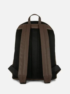 Clearance Primark Sac à Dos En Simili Cuir Chocolat