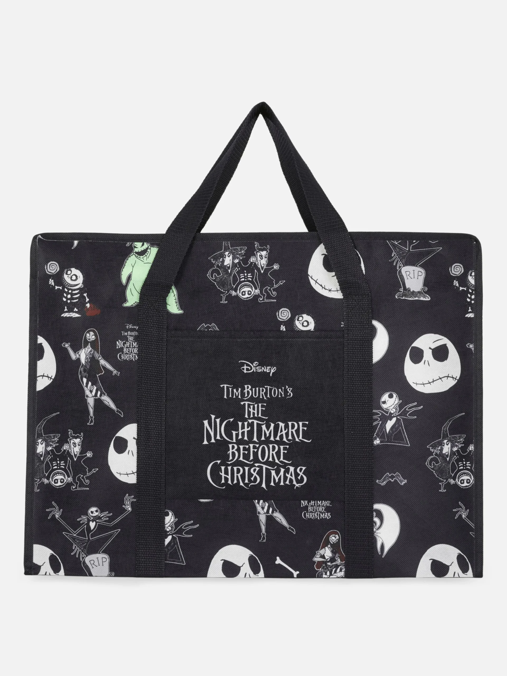 Discount Primark Sac De Rangement Disney L'Étrange Noël De Monsieur Jack De Tim Burton Noir