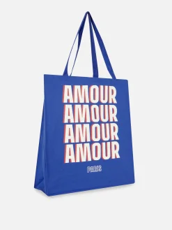 Outlet Primark Sac Fourre-tout En Toile Ville Rose