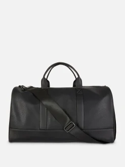 Best Primark Sac Week-end En Simili Cuir Noir