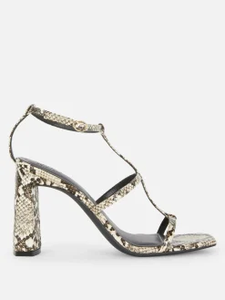 Best Primark Sandales à Talon Carré Et Bride En T Rita Ora Multicolore