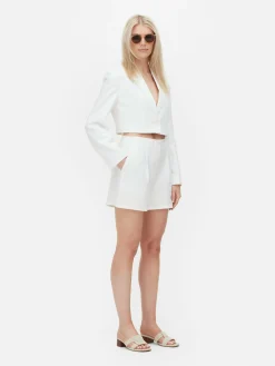 Hot Primark Short Ajusté Blanc