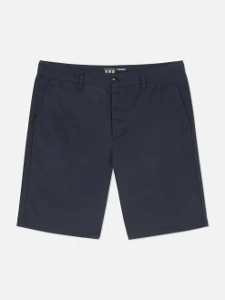 Clearance Primark Short Chino Classique Bleu marine