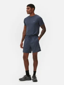 Best Primark Short De Running élastiqué Bleu moyen