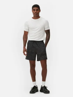 Online Primark Short De Sport à Motifs Réfléchissants Anthracite