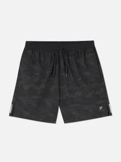 Online Primark Short De Sport à Motifs Réfléchissants Anthracite